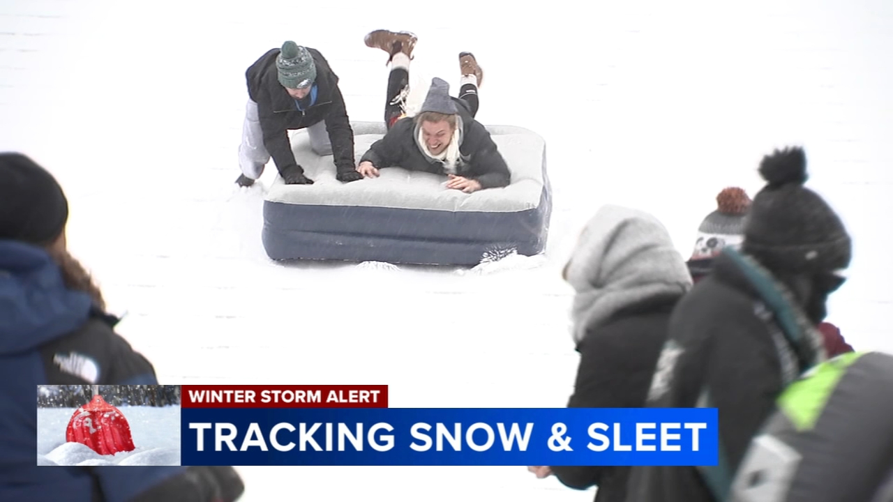 Sledding, snowfall and $1 lagers: Philadelphia makes the most of winter storm