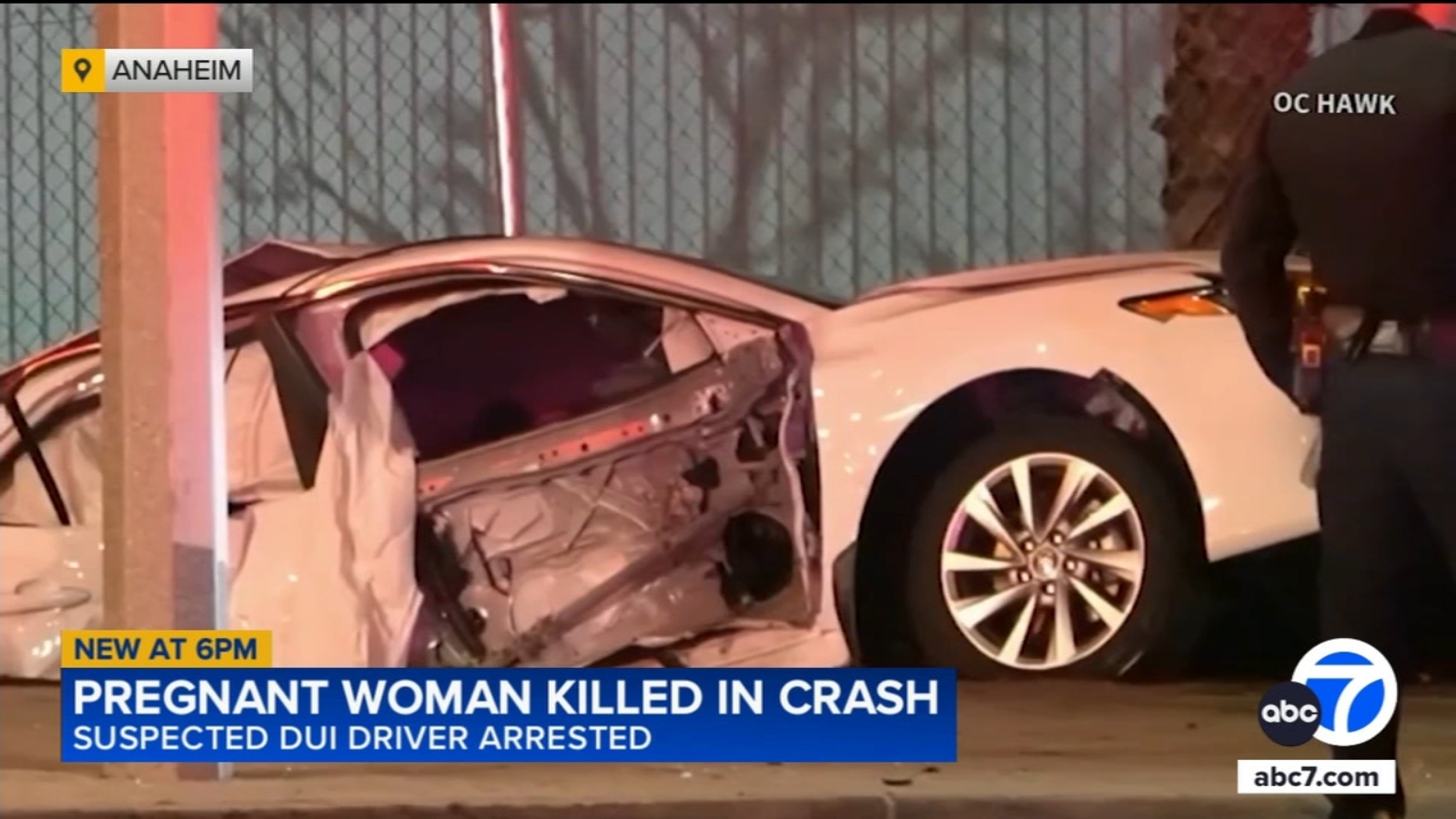 24-year-old pregnant woman killed in Anaheim crash; DUI suspect arrested
