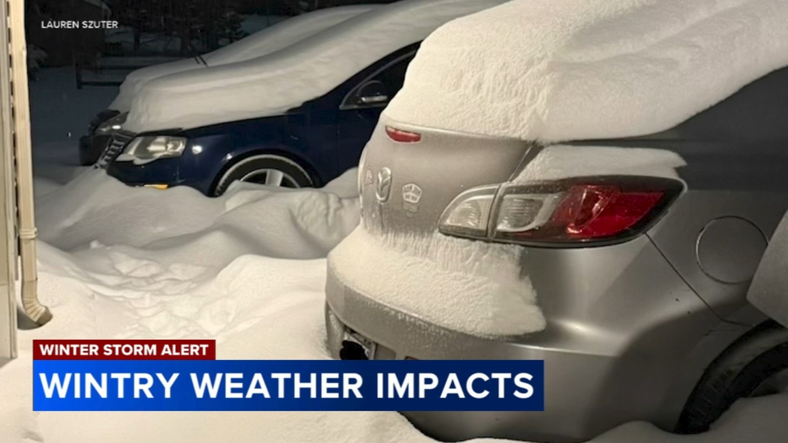 Snow blankets Lehigh Valley as storm causes travel issues - 6abc ...