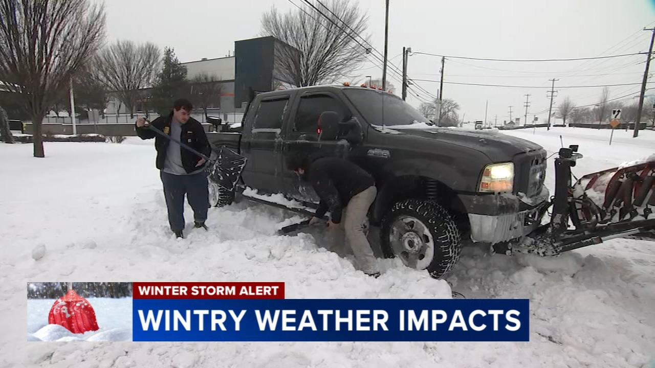 Drivers forced to take it slow as snow blankets KOP