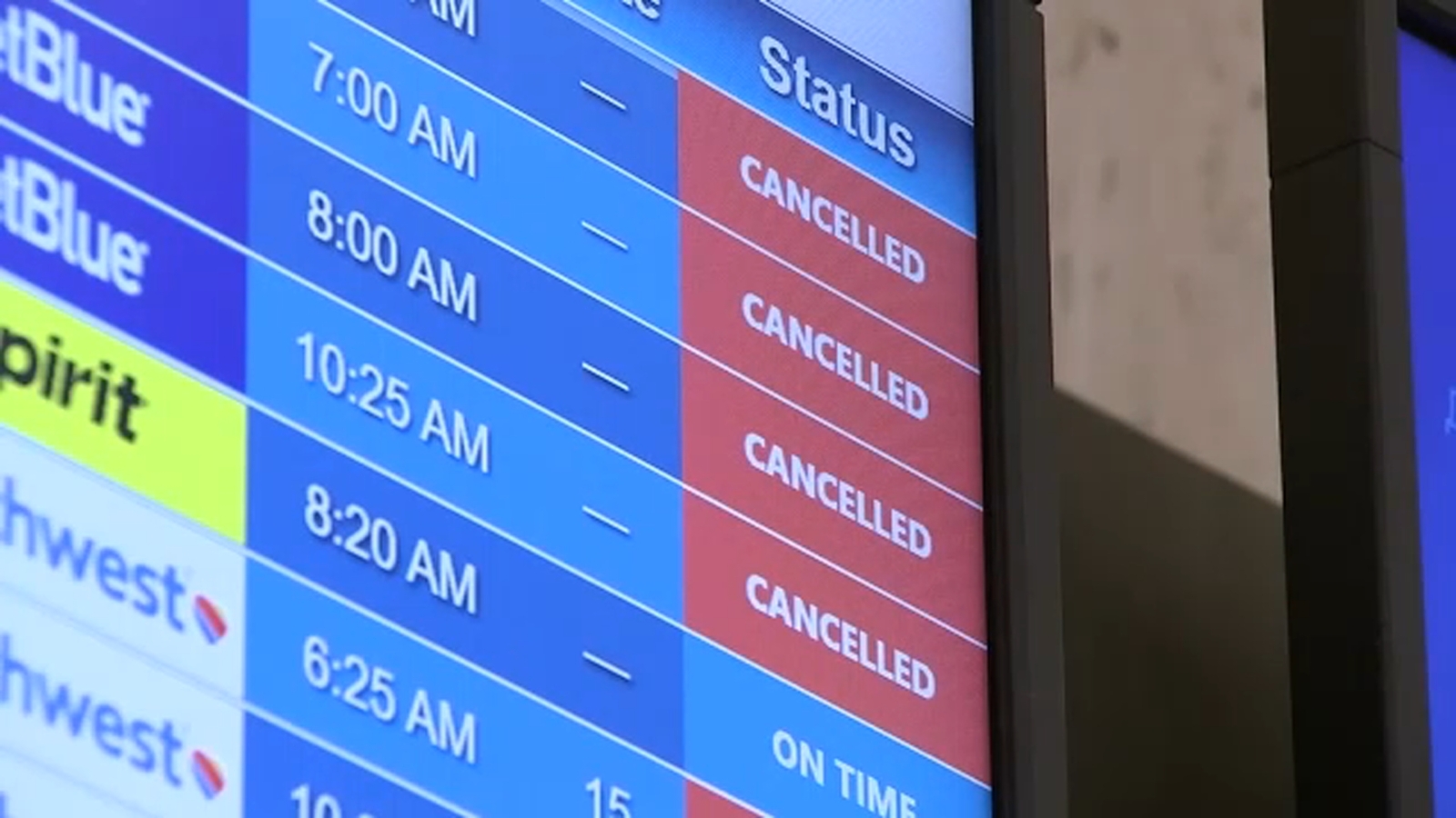 Winter storm triggers flight delays at LAX and thousands of cancellations nationwide
