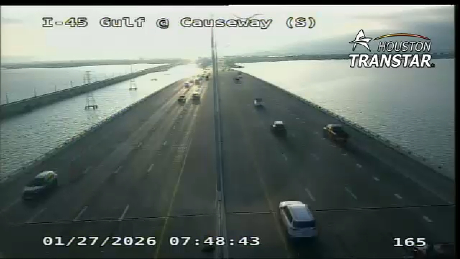 TranStar reports ice on major roadways around Houston area after overnight hard freeze Tuesday