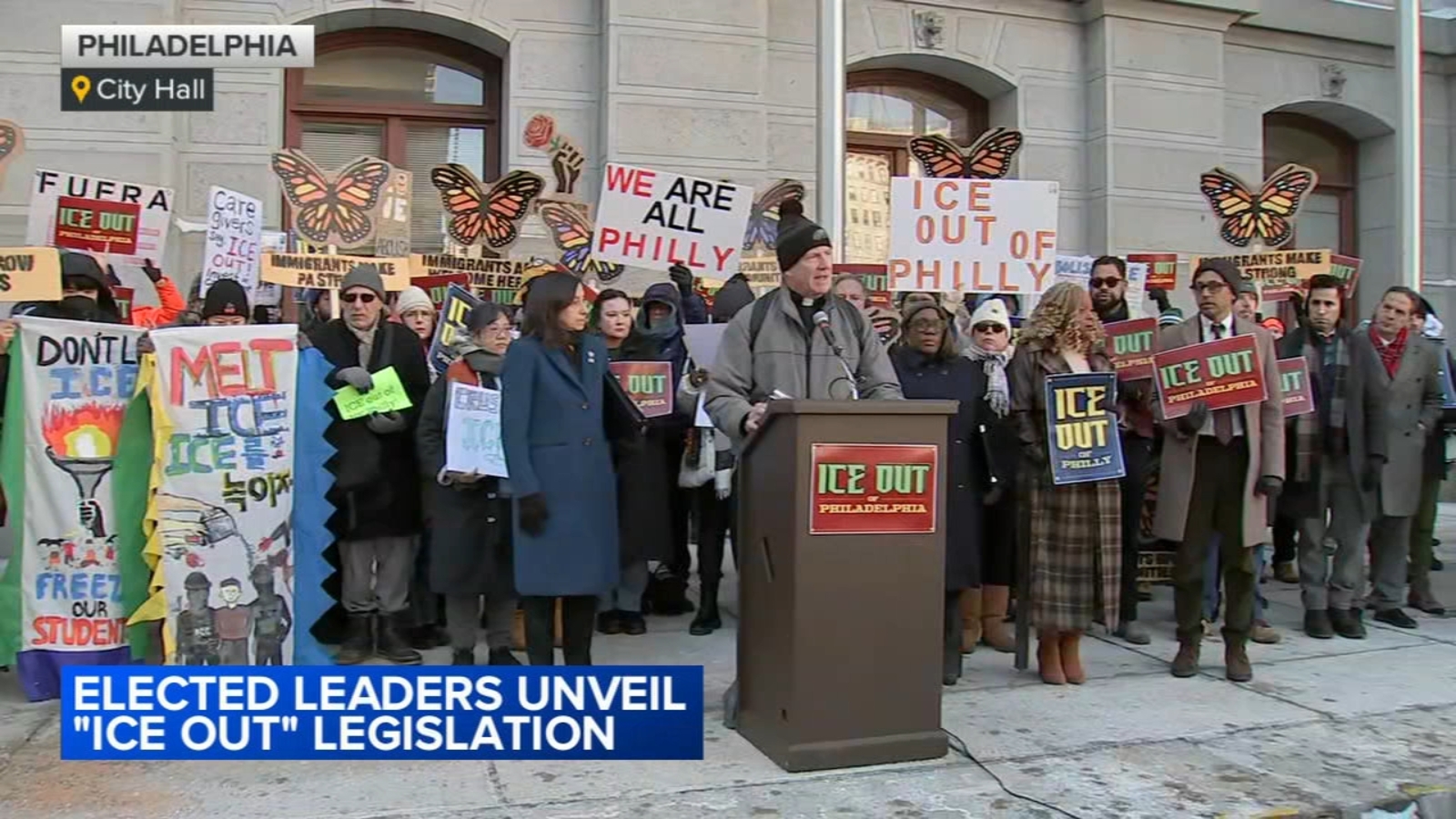Elected leaders in Philadelphia unveil 'ICE Out' legislation