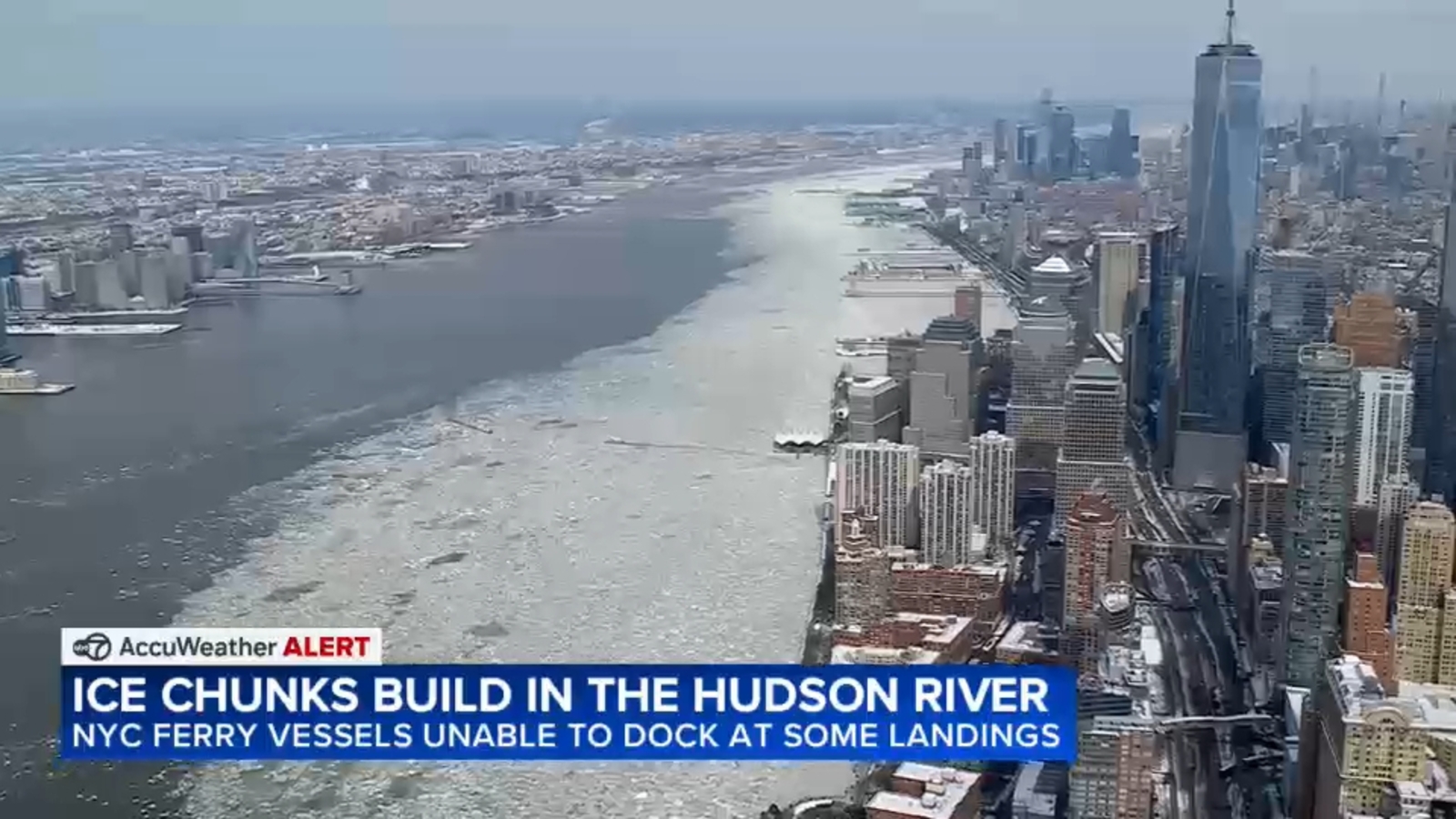 Is the Hudson River frozen? - ABC7 New York