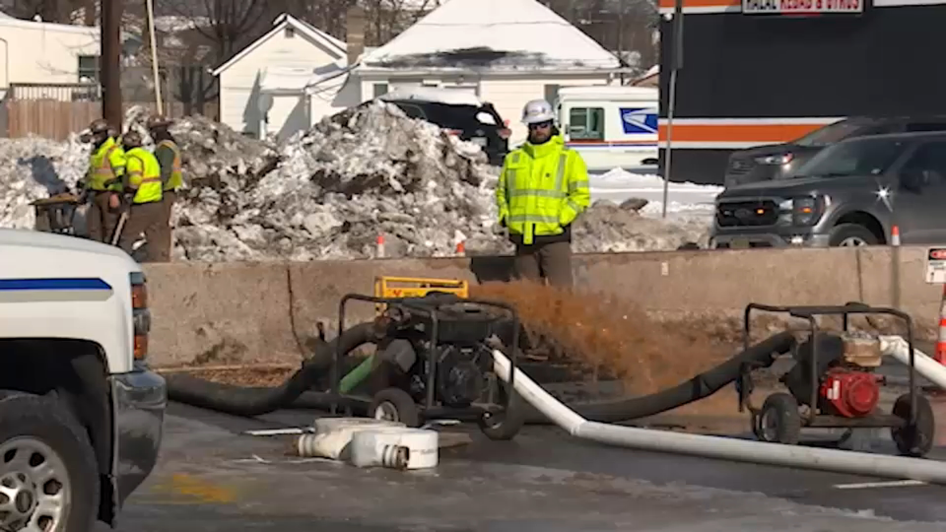 Part of Route 1 Northbound closed due to water main break in Edison