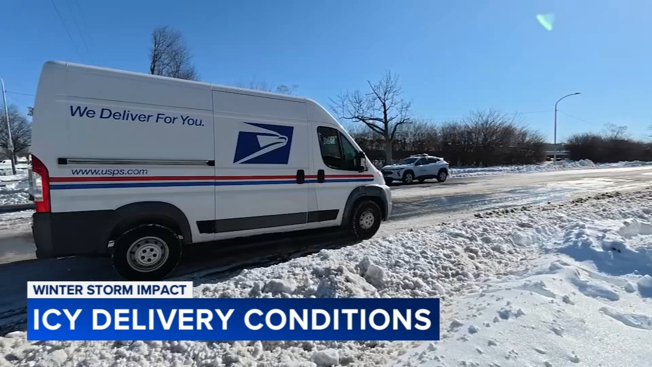 Winter storms create hazardous conditions for mail carriers, delivery drivers across Philadelphia