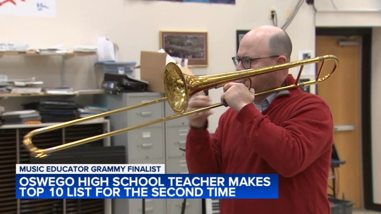 Oswego High School teacher becomes Grammy Music Educator Award top 10 finalist for 2nd time