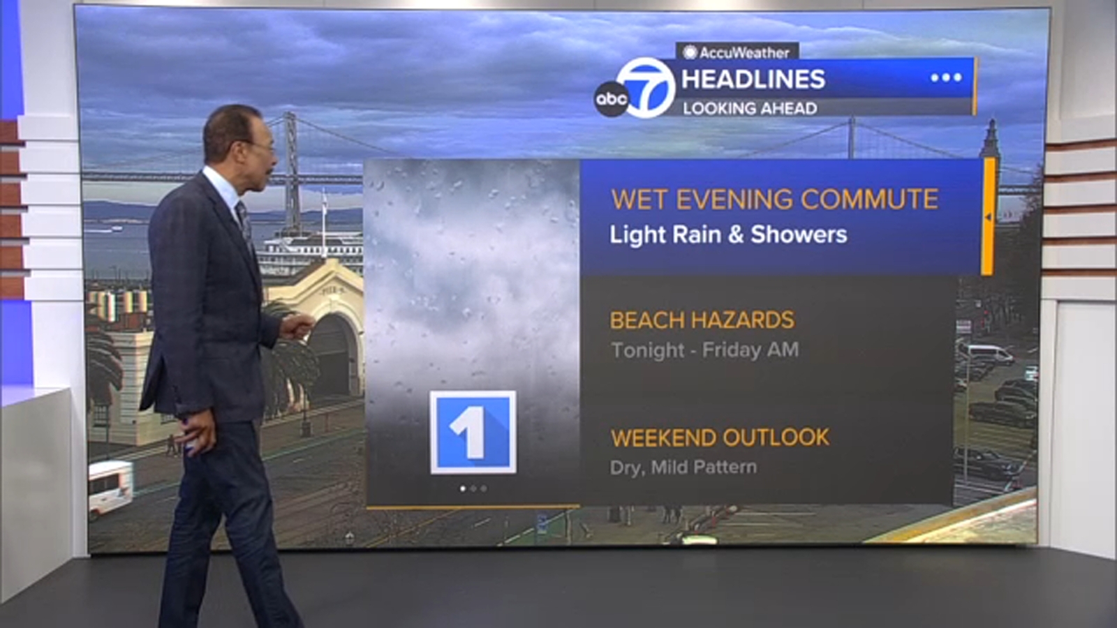 AccuWeather Forecast: Light rain sweeps through Bay Area starting evening  commute - ABC7 San Francisco