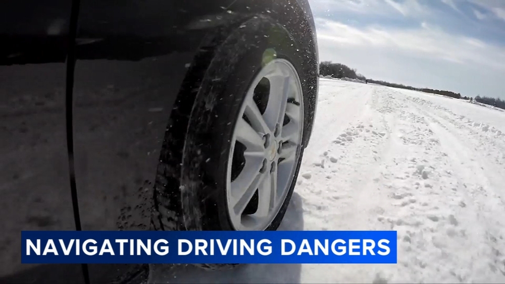 Tips on how to navigate icy conditions on the road