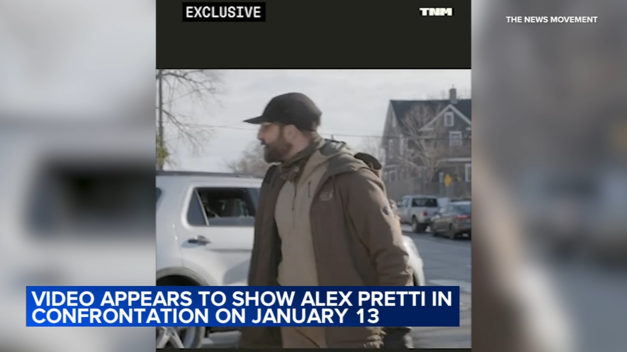 Video appears to show Alex Pretti clash with agents days before death