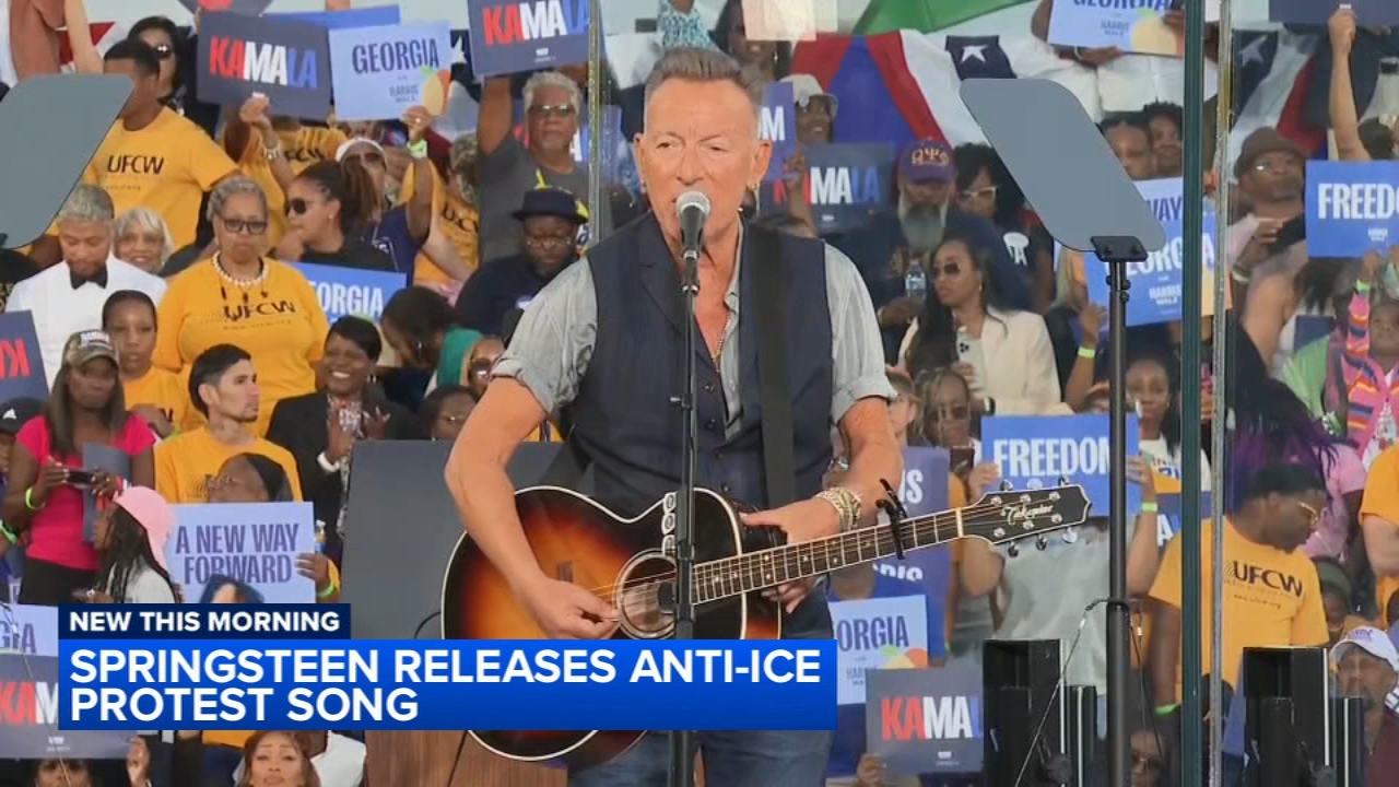 Bruce Springsteen sings out against Trump in 'Streets of Minneapolis'