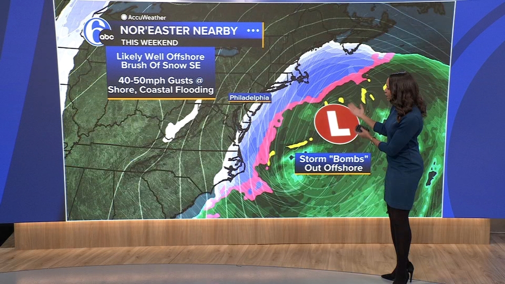 AccuWeather: Turning colder, tracking weekend nor'easter