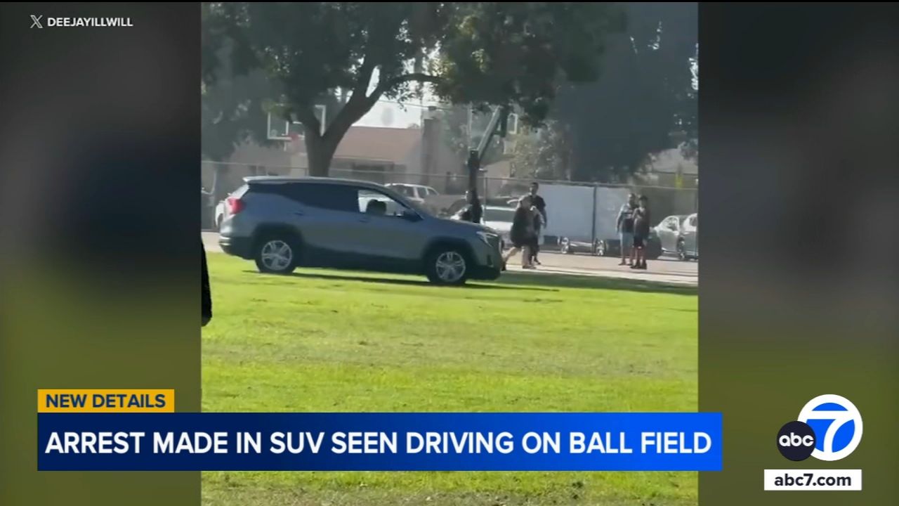 Woman arrested for allegedly driving recklessly at park in Whittier incident caught on video