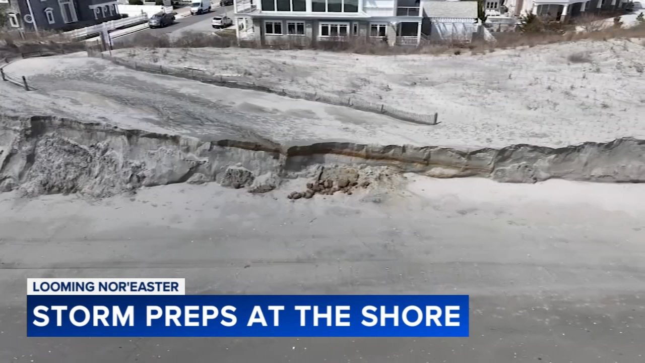 Jersey Shore towns prepare for possible storm impact, beach erosion this weekend