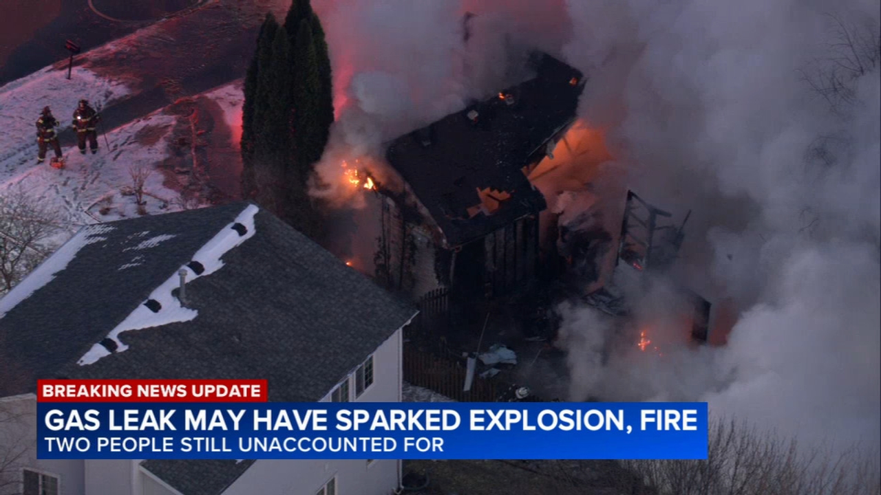 2 unaccounted for after house explosion, fire in Oswego
