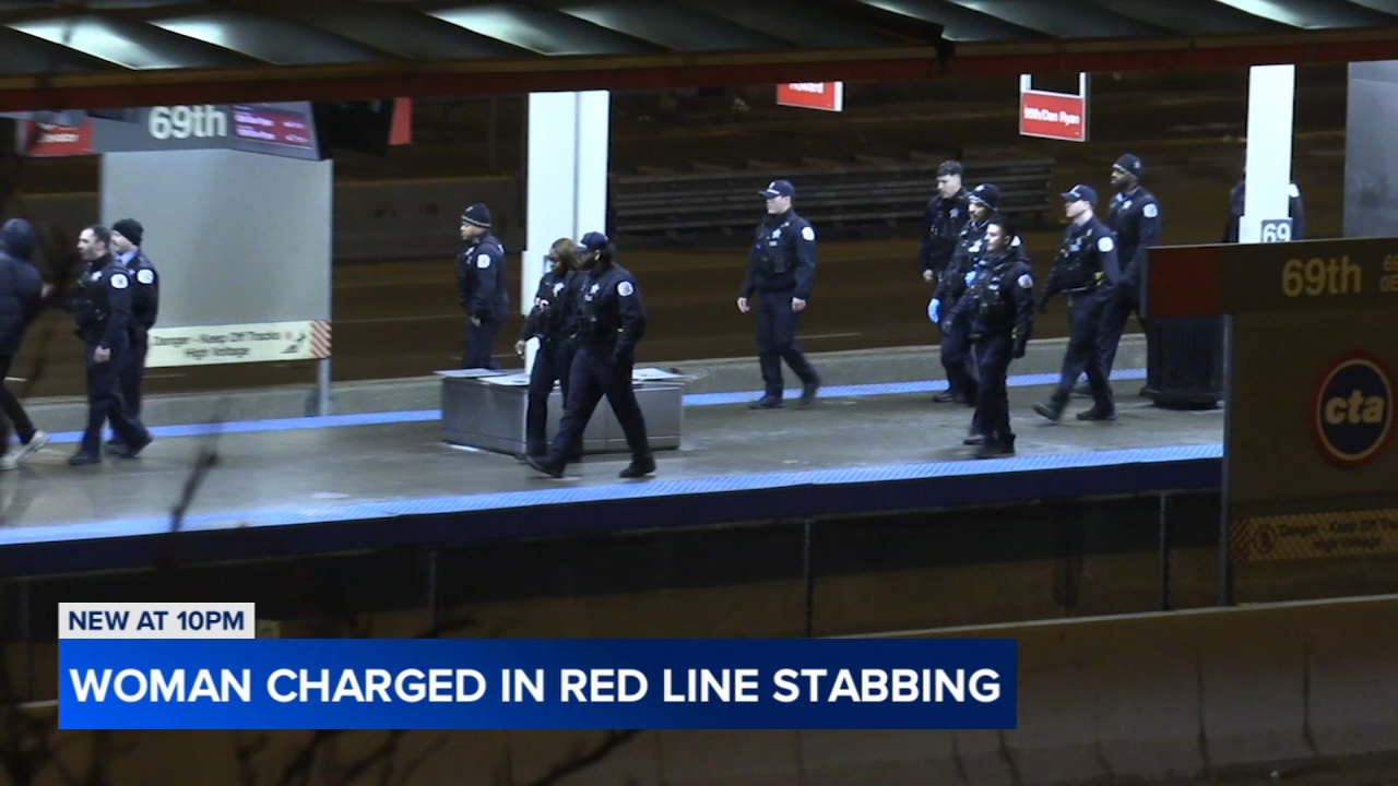 Woman charged after 2 stabbed at South Side CTA Red Line station: CPD