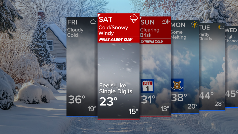 First Alert Noon Forecast: Jan. 30