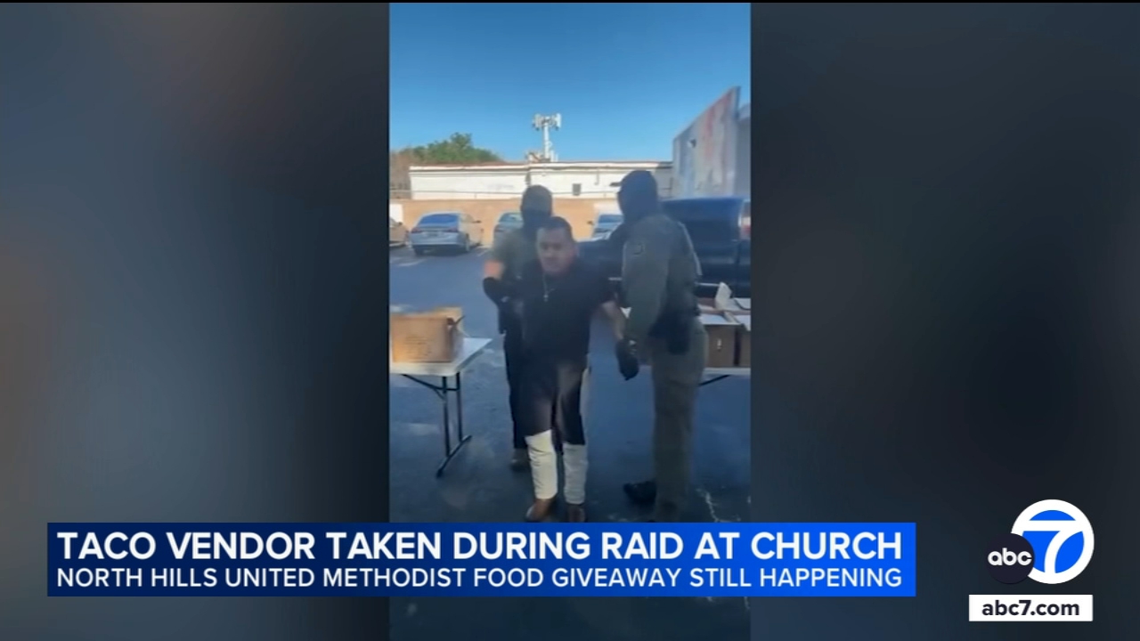 Taco vendor chased, detained by federal agents at North Hills church