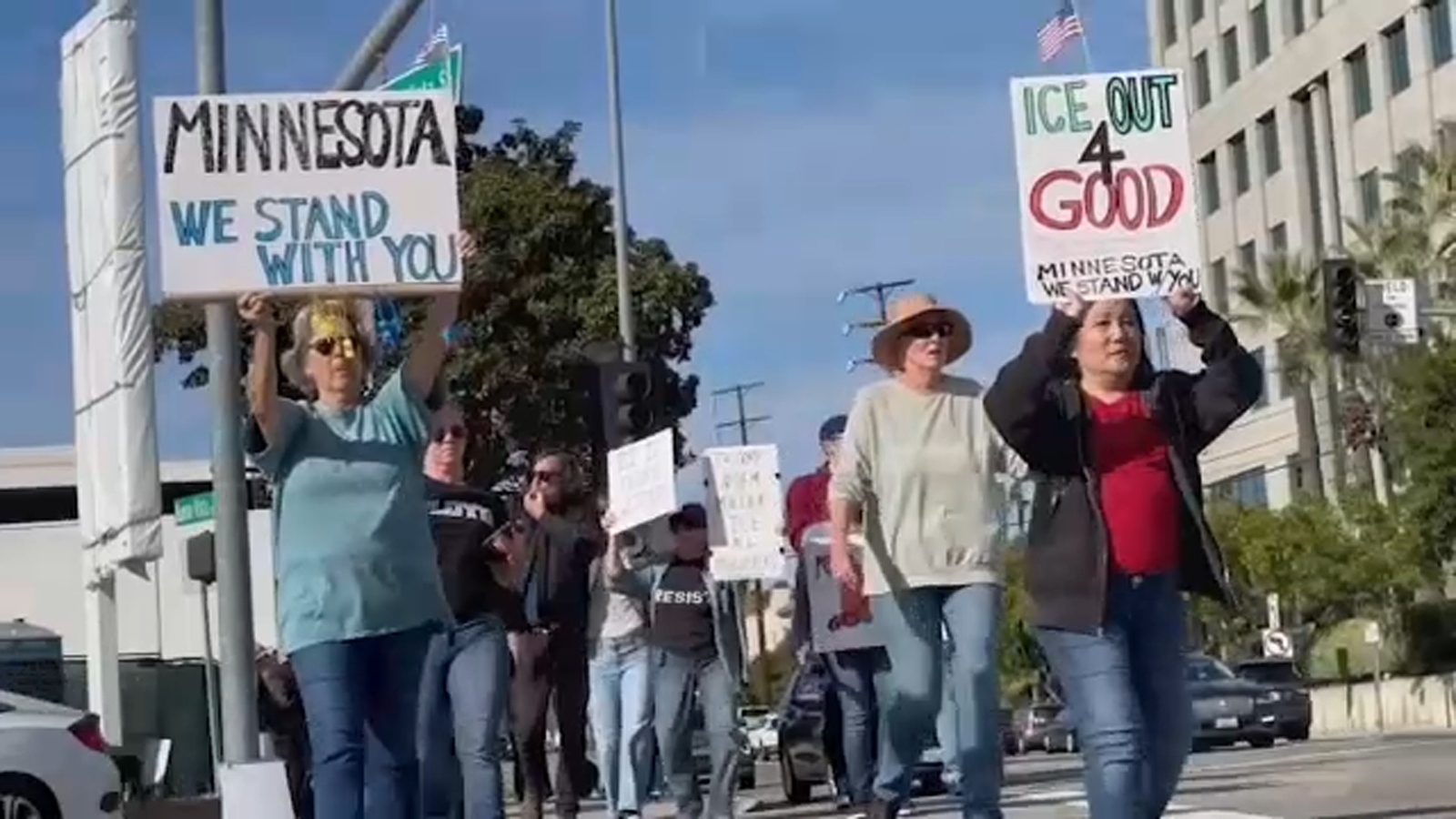Businesses across SoCal close for day of action against ICE raids