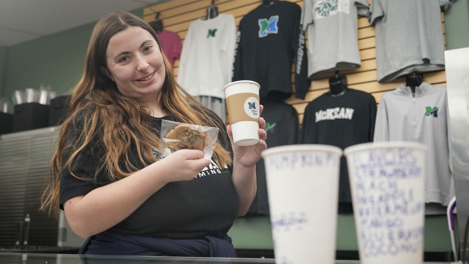 Special education students serve smiles at school cafe in Delaware