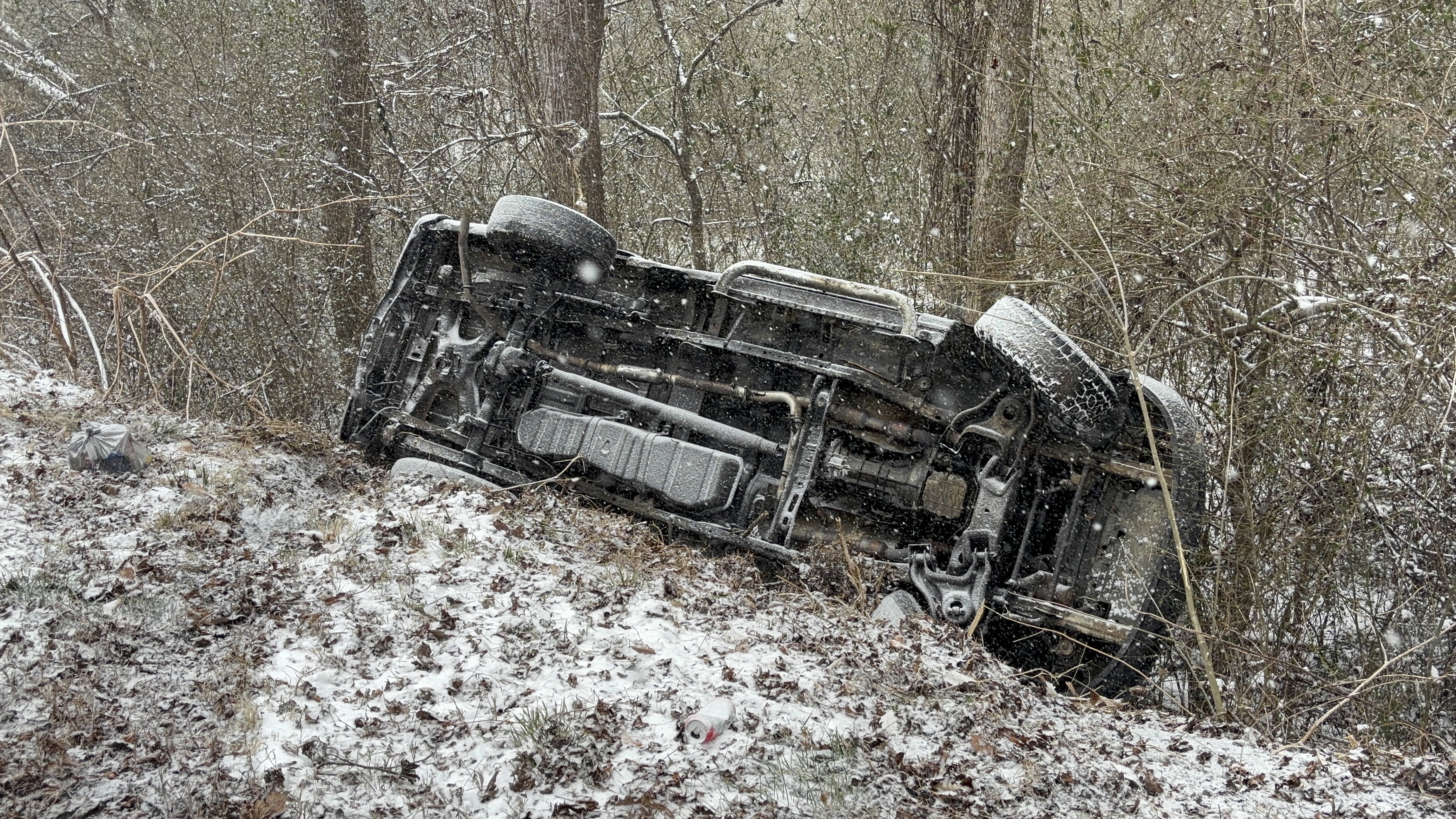 Holly Springs child rescued by officer after falling through ice ...