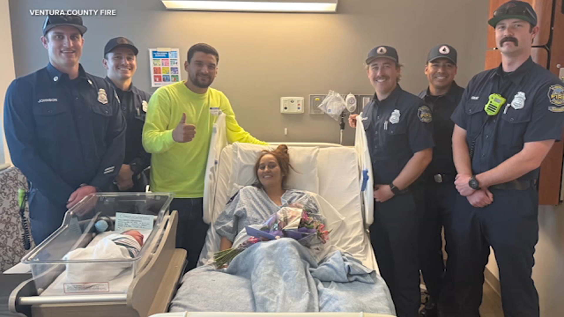 Paramedics deliver baby boy in ambulance on 23 Freeway in Thousand Oaks