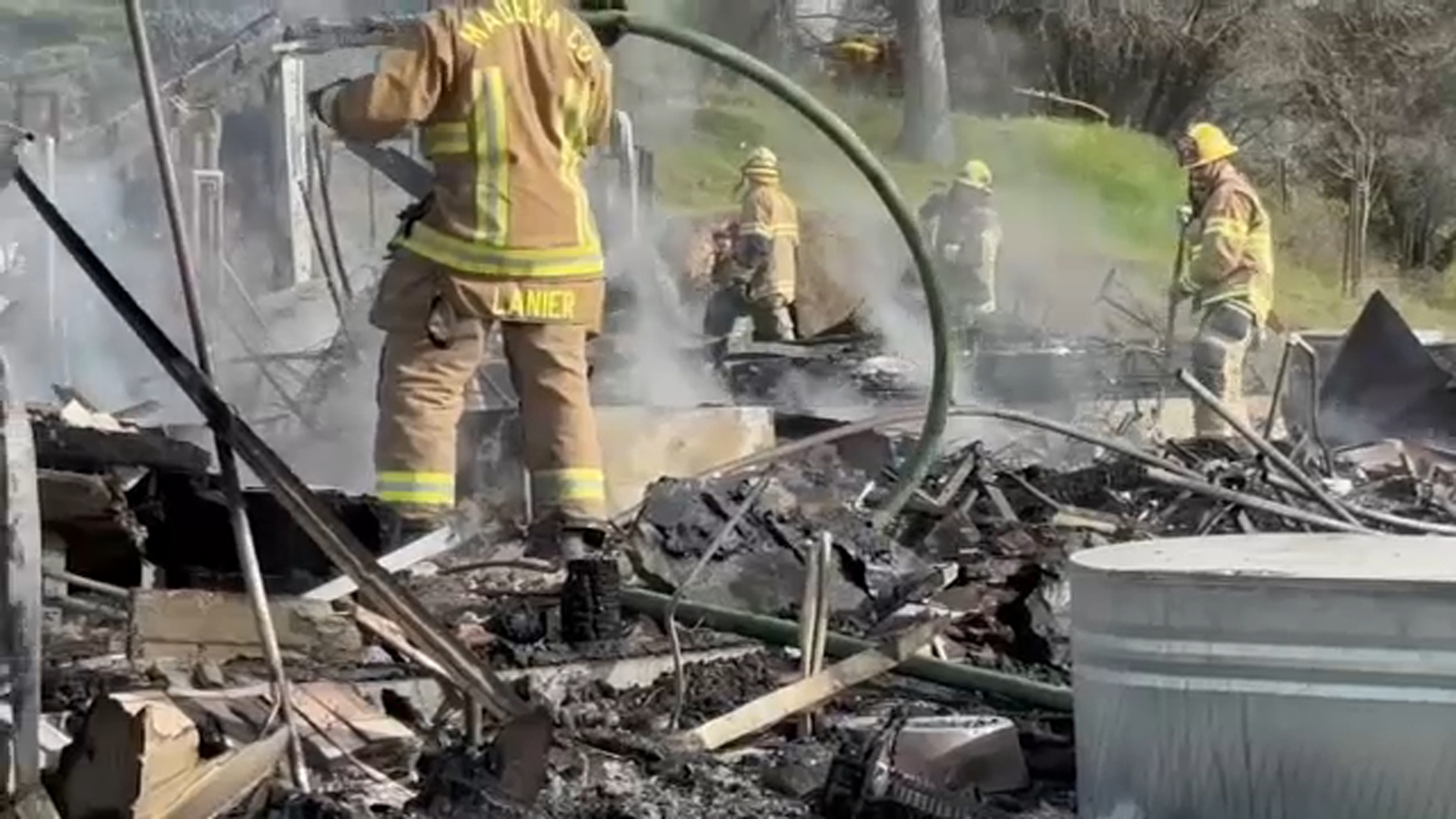 Family of 11 safe after fire destroys home in Coarsegold