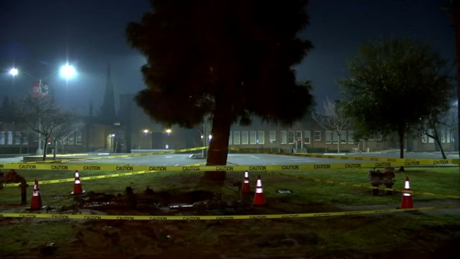 Fresno City College partially closes Monday due to water line damage from crash