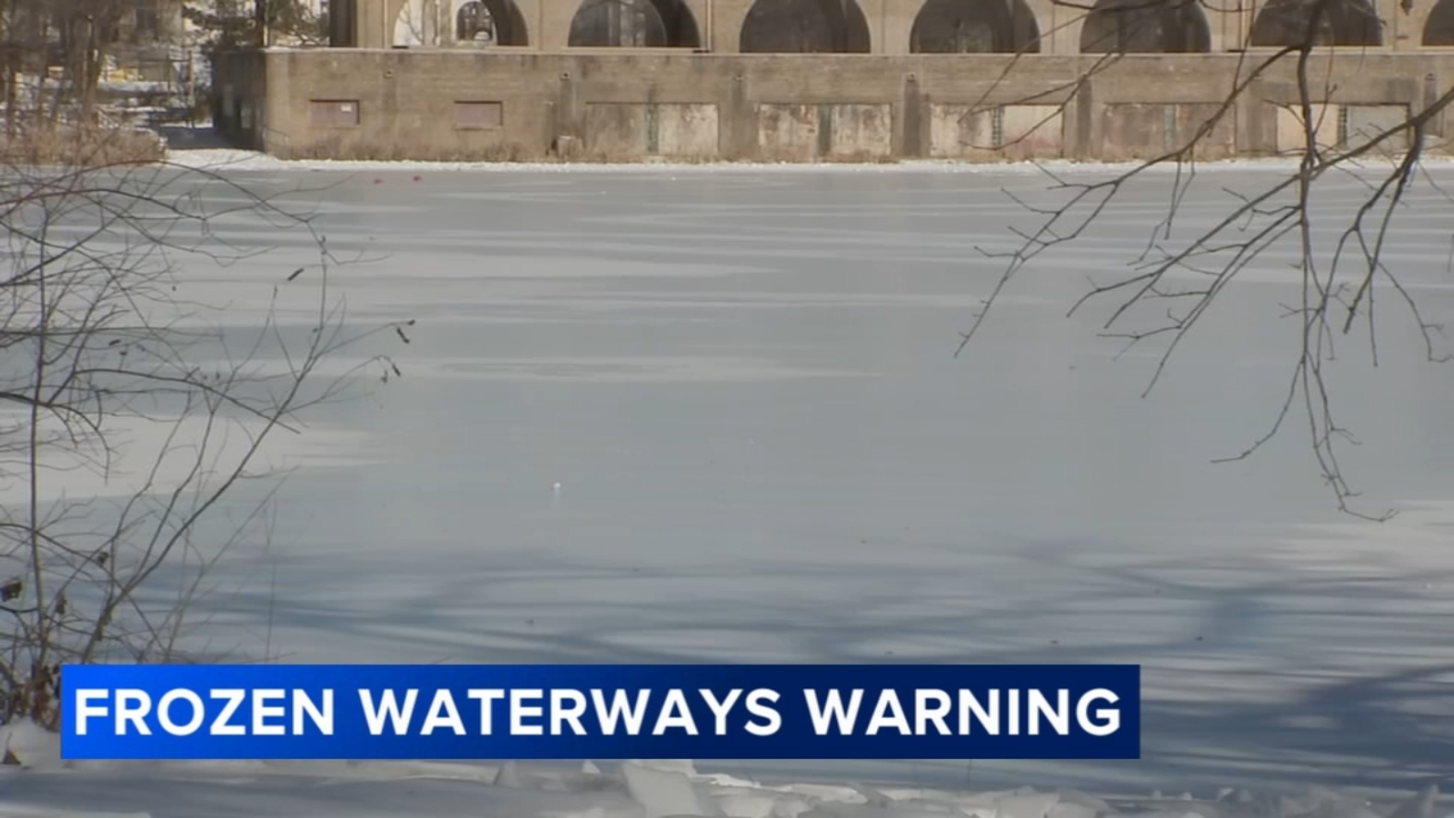 Philadelphia police warn residents to stay off frozen waterways amid deep freeze
