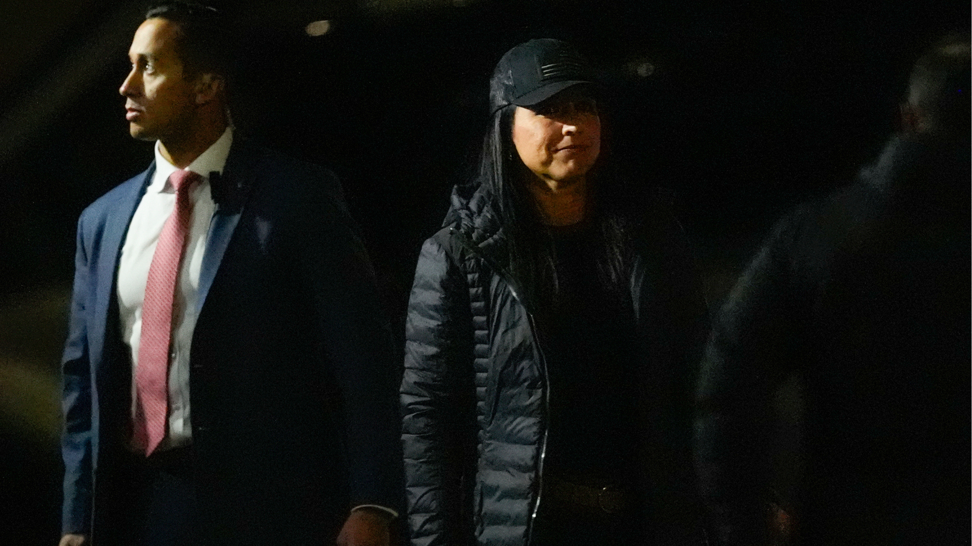 Director of National Intelligence Tulsi Gabbard enters the Fulton County Election HUB as the FBI takes Fulton County 2020 Election ballots, Wednesday, Jan. 28, 2026, in Union City, Ga., near Atlanta. 