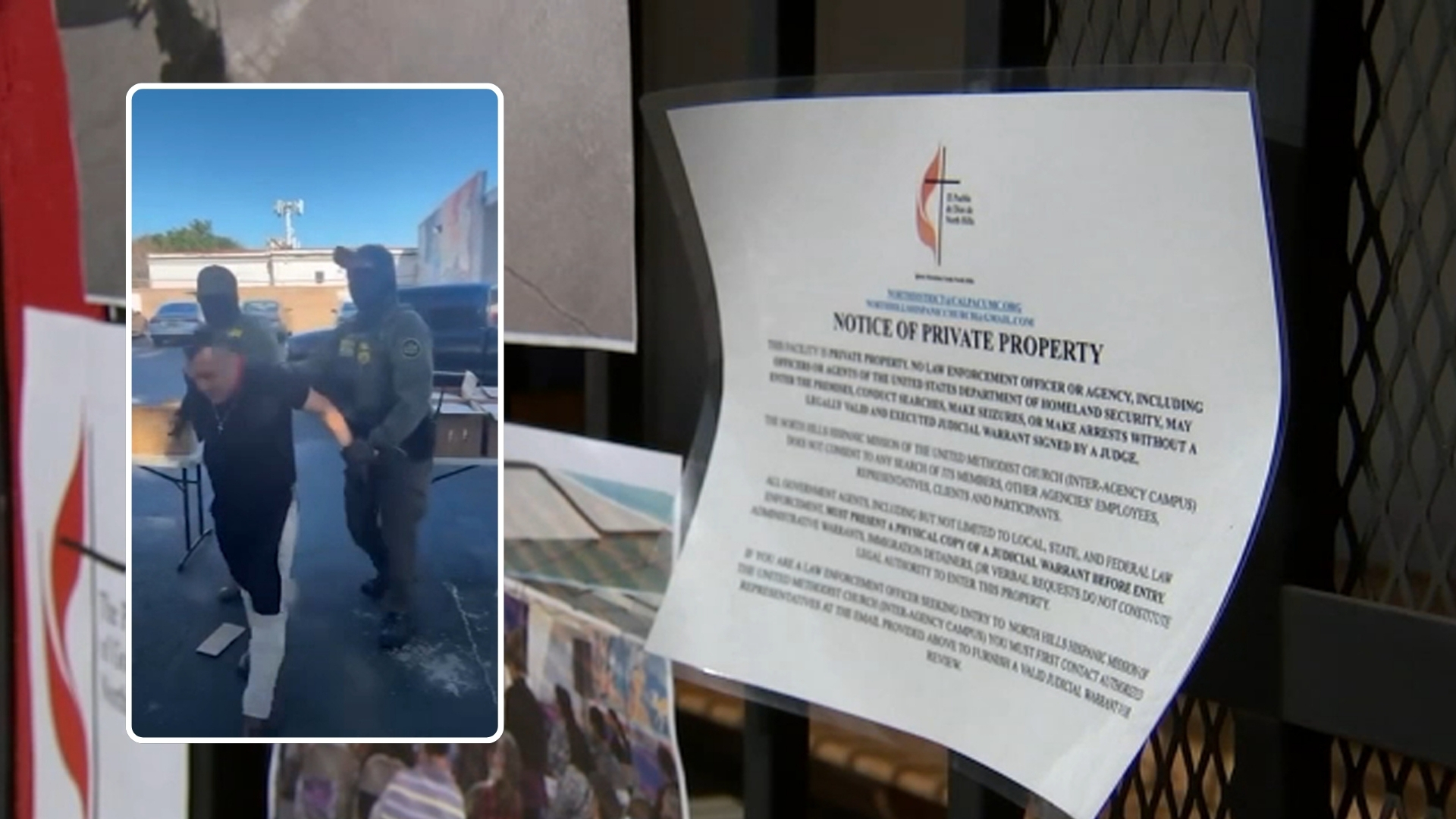 Religious leaders demand answers after taco vendor taken by federal agents at North Hills church