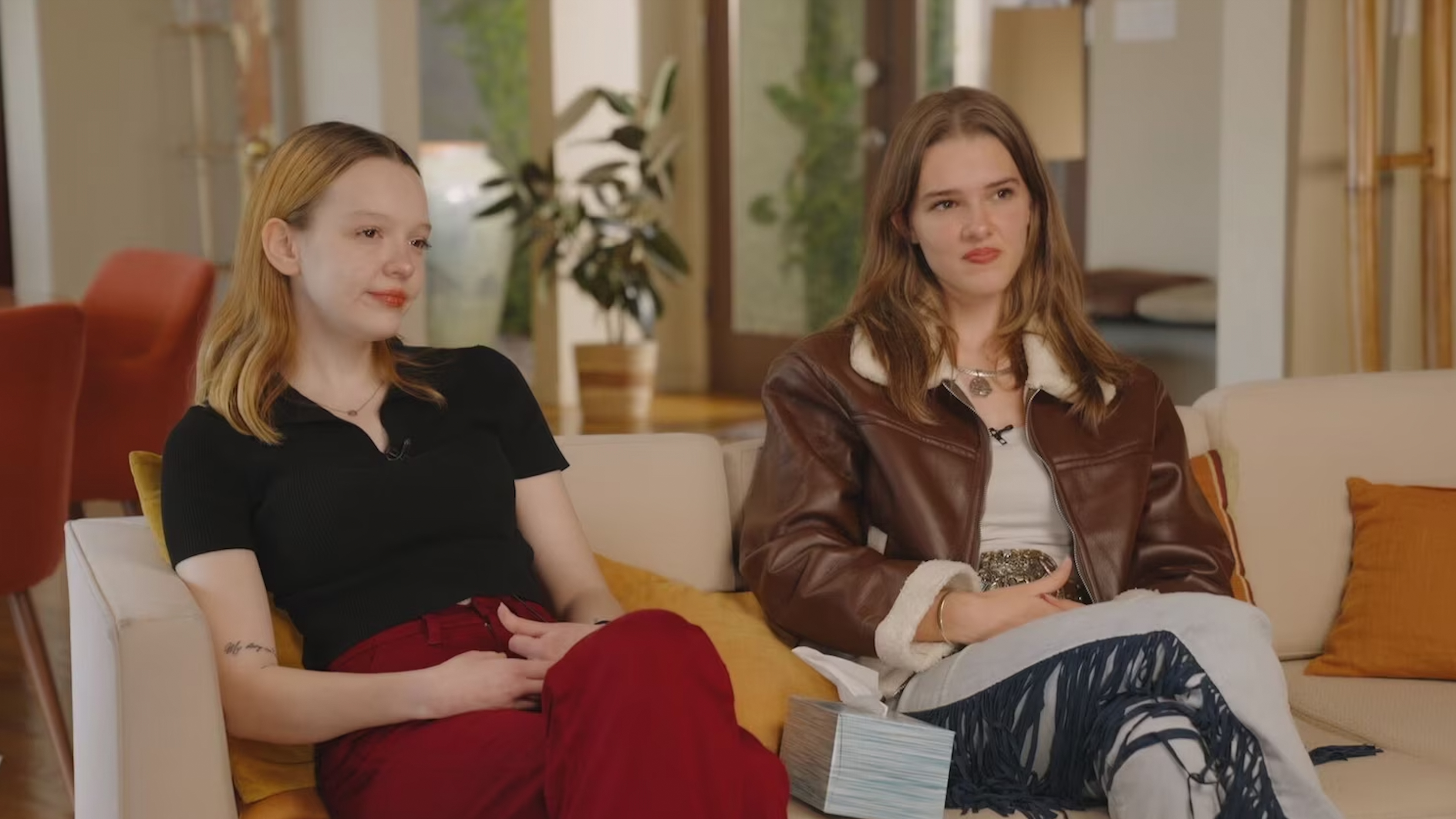 Jolinda Turpin, left and Julissa Turpin sit down for an interview with ABC News' Diane Sawyer.