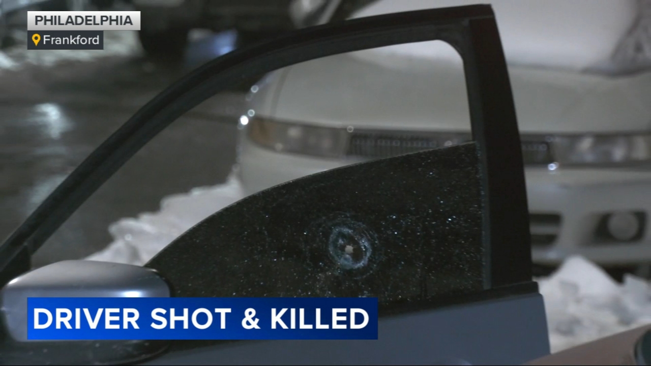 Driver shot dead in Philadelphia; 2 suspects seen approaching car
