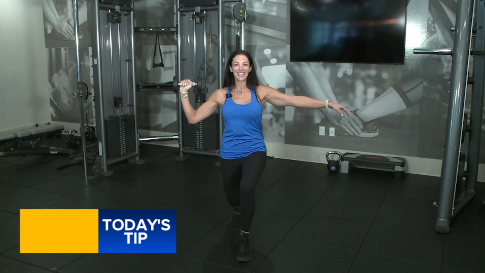 Work your muscles using a dumbbell - Today's Tip