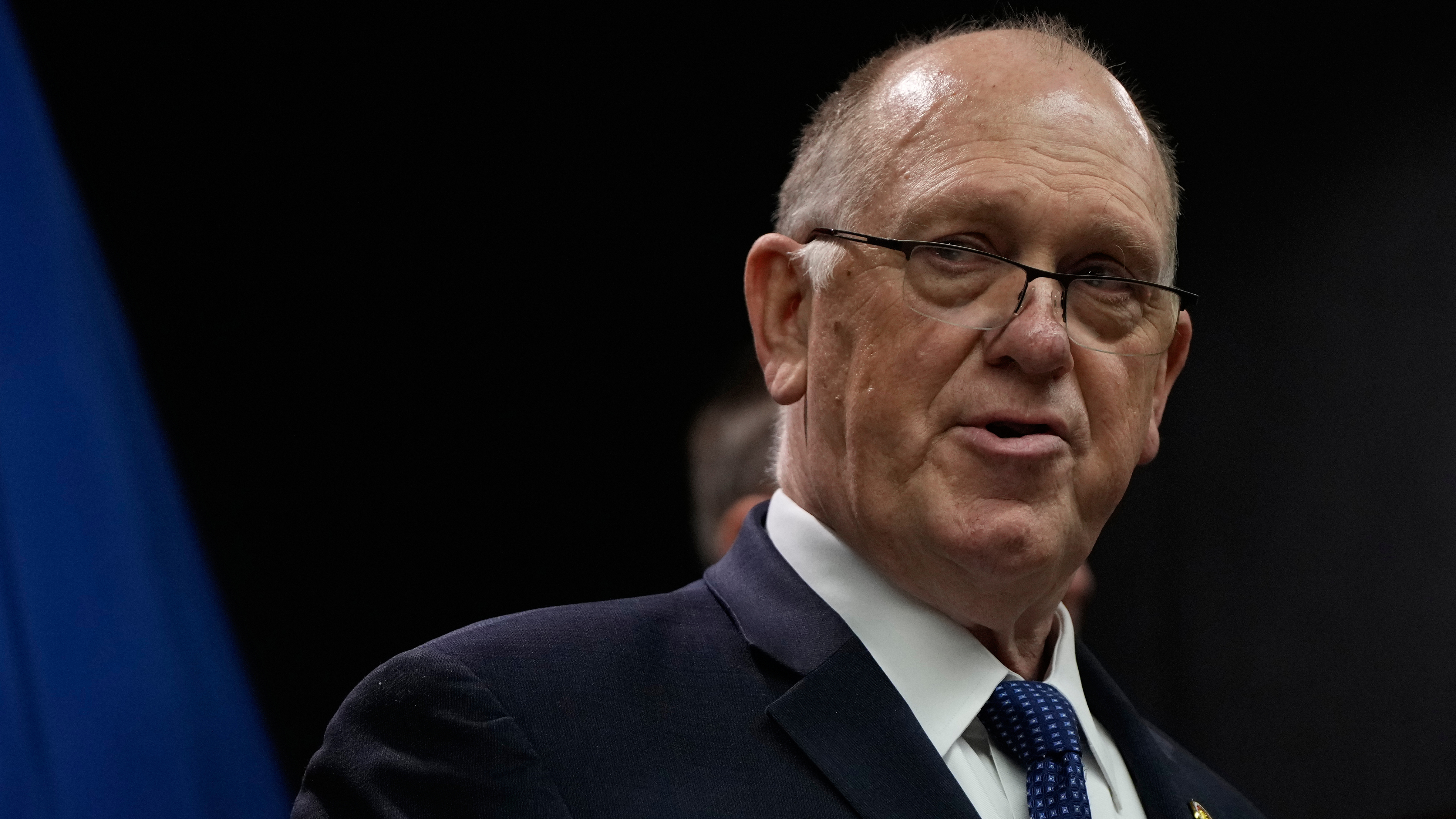 White House border czar Tom Homan holds a news conference at the Bishop Whipple Federal building on Thursday, Jan. 29, 2026 in Minneapolis.