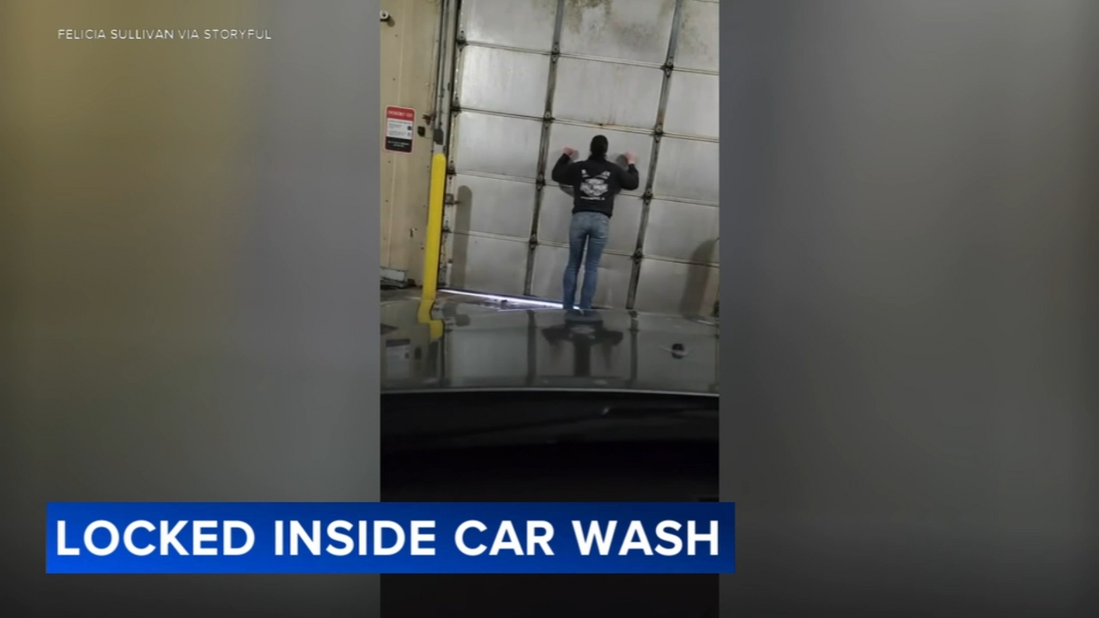 Woman gets locked inside Pennsylvania car wash