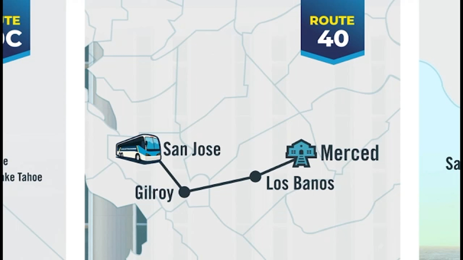 New thruway bus route cuts travel time between Merced and the Bay Area