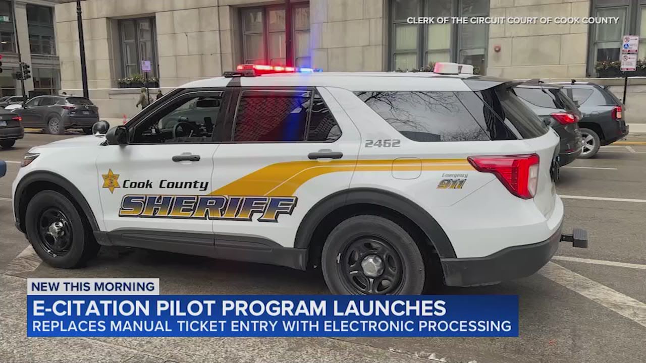 Cook County launches e-Citation pilot program for traffic tickets