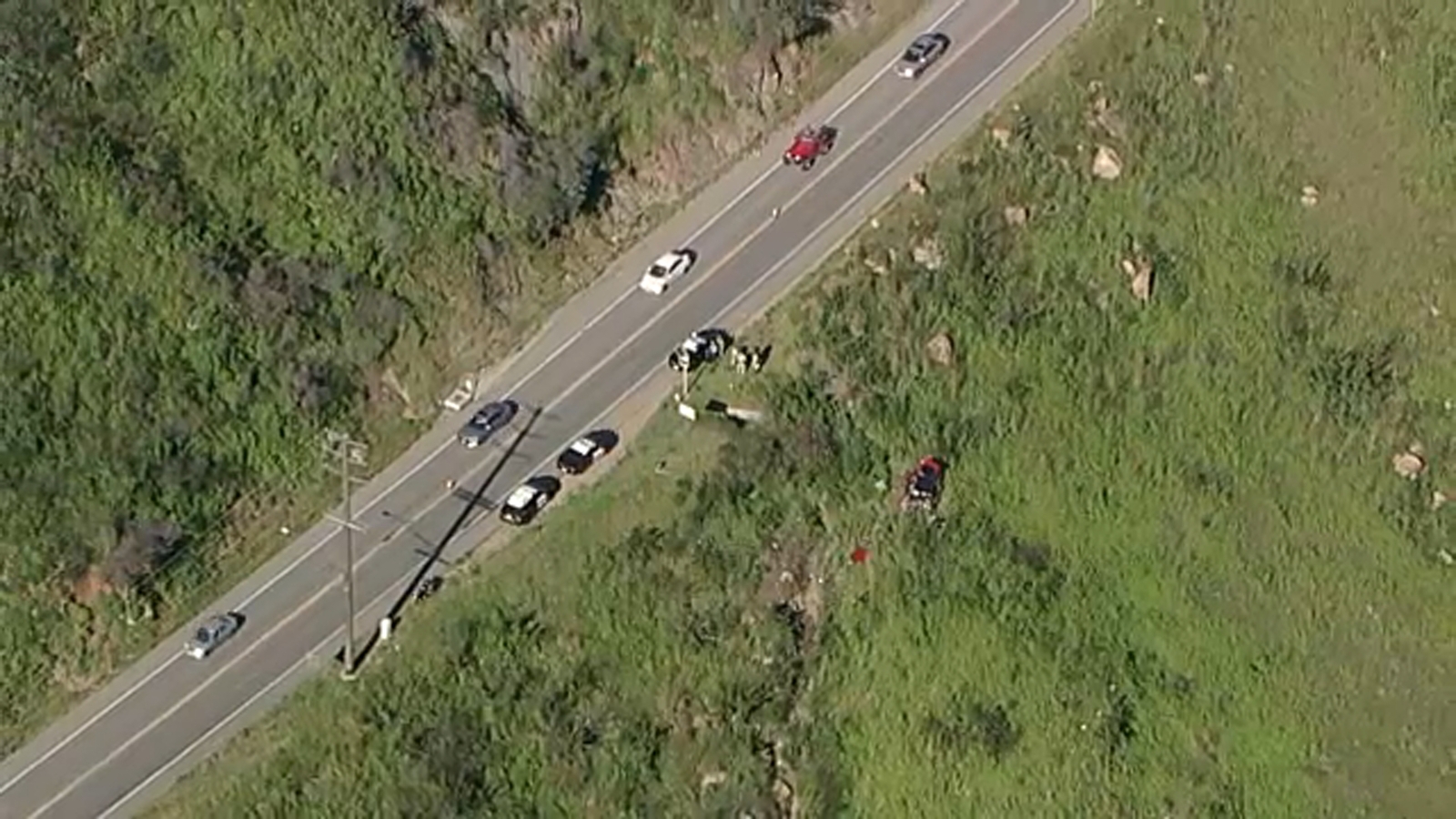 High school student ID'd as driver killed in crash after car tumbles down embankment in Malibu