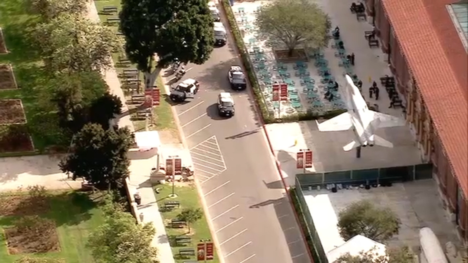 LAPD shoots suspect outside California Science Center after report of armed man in Exposition Park