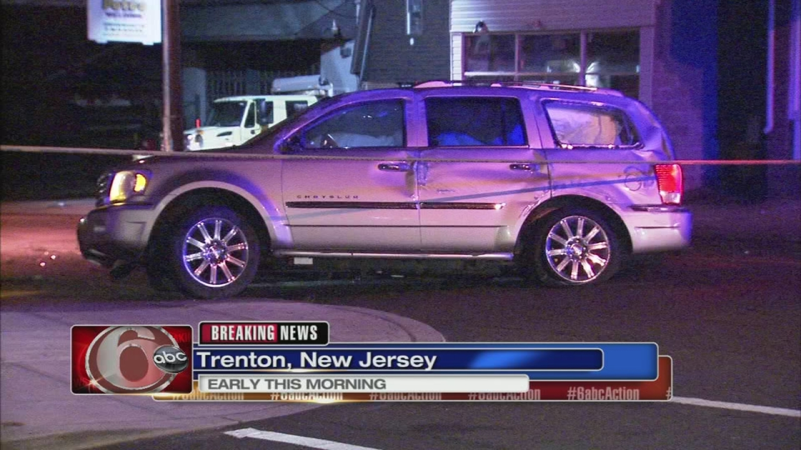 Trenton crash leaves several parked cars damaged 6abc Philadelphia