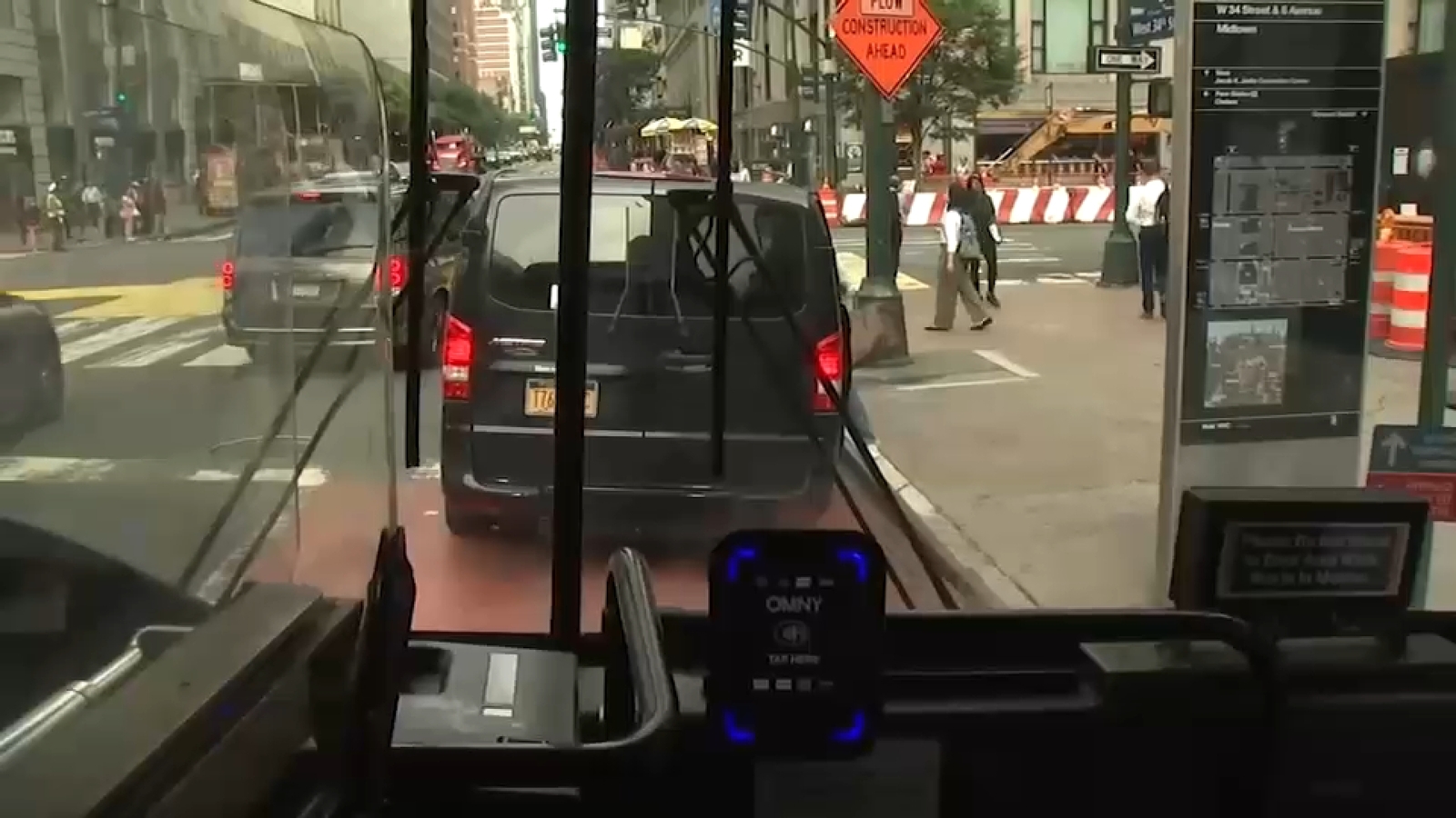 MTA expanding use of bus lane enforcement cameras in Brooklyn and Manhattan, issuing fines