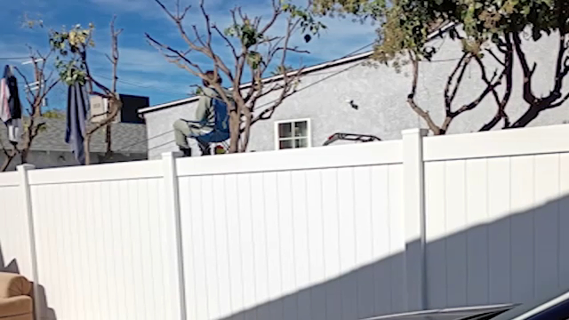 Little girl, her grandfather stabbed in Sunland; suspect search underway