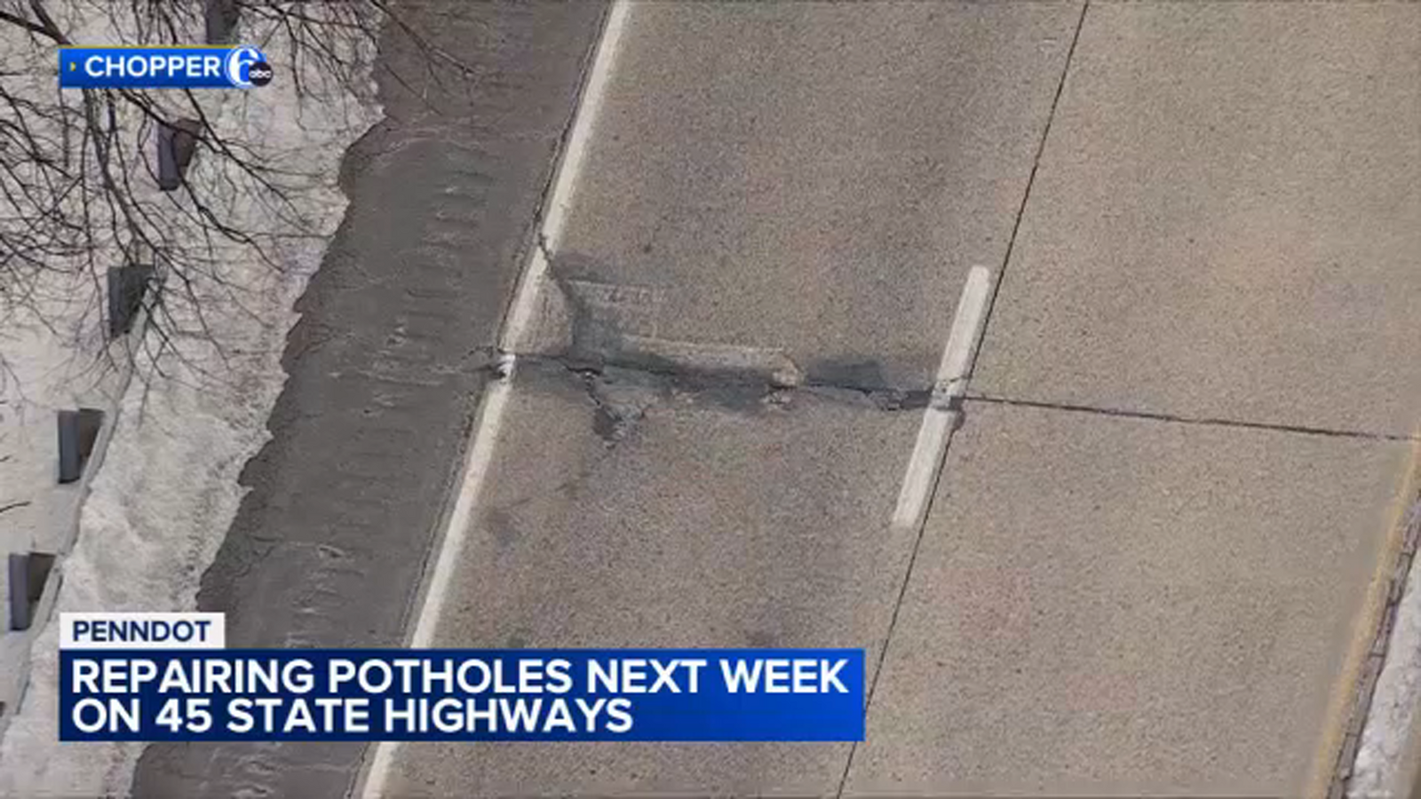 Pothole repairs are coming for Philadelphia area roadways