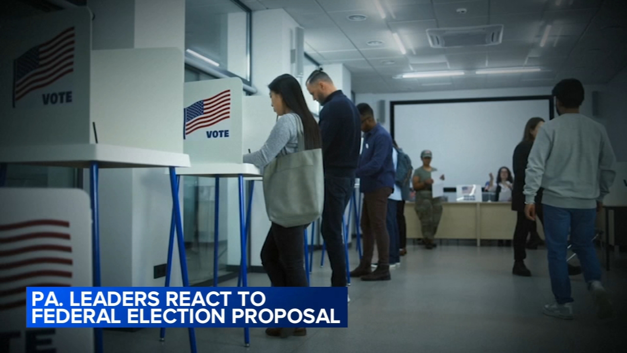 Pa. officials rejecting Trump's call to nationalize elections