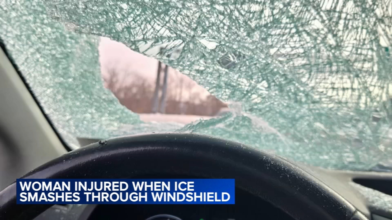 Pa. mother could lose vision in eye after ice smashes into windshield