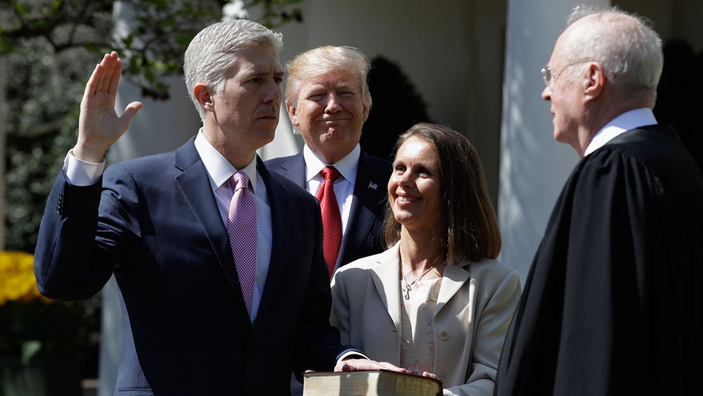 Neil Gorsuch takes Supreme Court seat after divisive confirmation