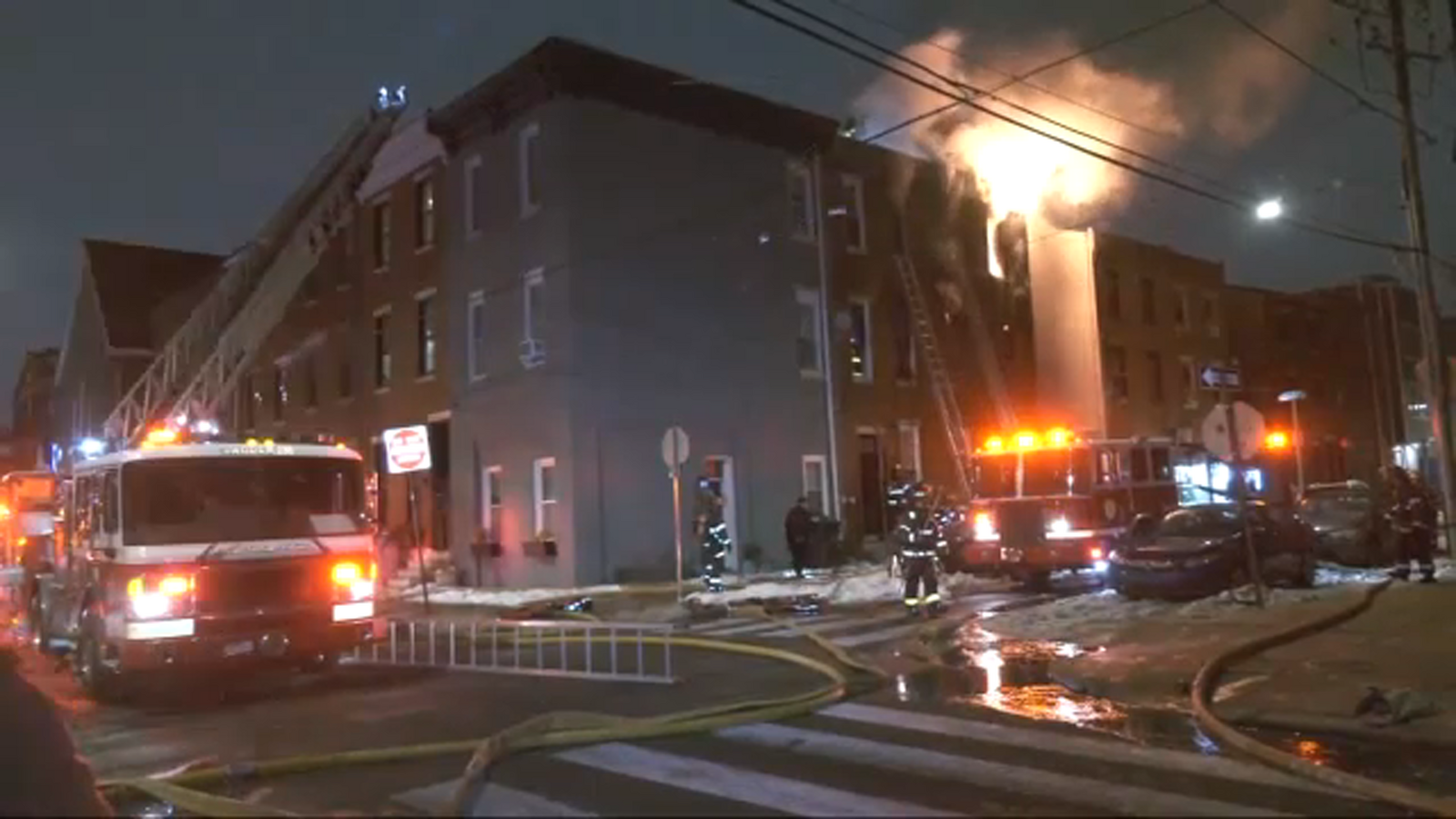 Fire destroys rowhome in South Philadelphia