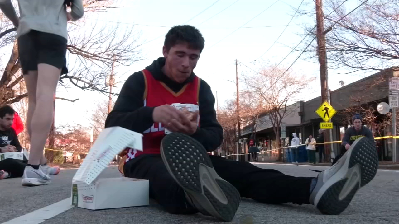 Runners tackle Krispy Kreme Challenge for charity