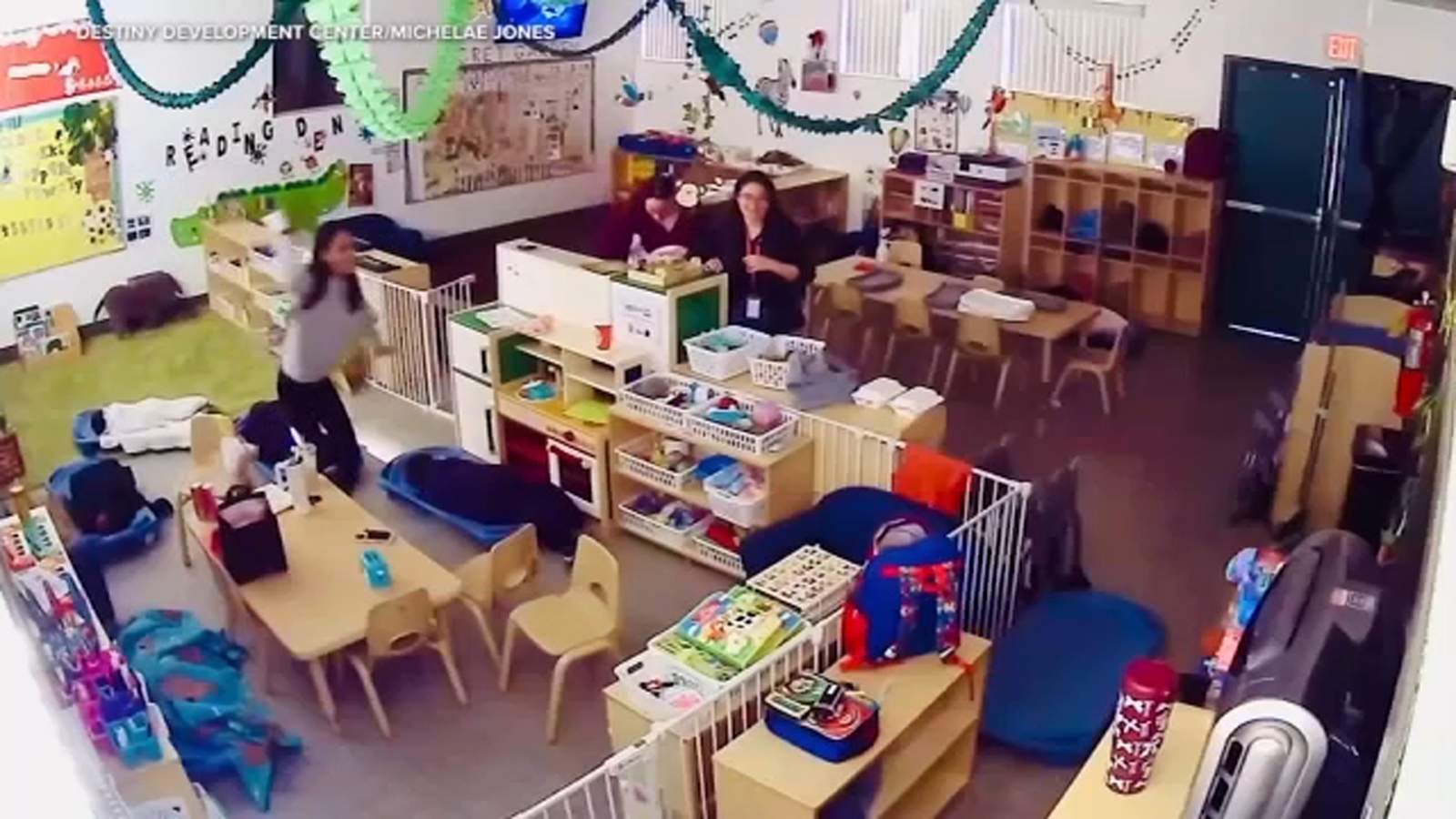 Alleged abuse under investigation at Lennox day care after video shows worker throwing shoe at child